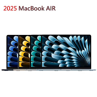 2025 MacBook Air 13.6吋 M4 晶片配備 10核心CPU、8核GPU、16GB 記憶體 256GB SSD