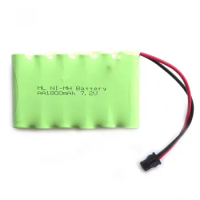 Banggood 7.2V 1800mAh 6x AA RC Rechargeable Ni-MH Battery Pack with Small Clip Plug for RC Cars RC Boat Remote Toys