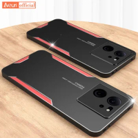 Aluminum Metal Case For Xiaomi Mi 11T 12T 13T Pro Matte Cover Silicone Protection Phone Case For Xiaomi Mi 10T Lite 5G 9T Pro