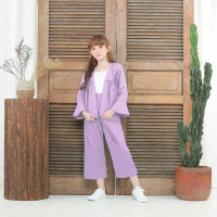 ZENAWEAR Setelan Anak Perempuan Bahan Katun Rami Usia 3 - 9 Tahun - Marion Set Kids