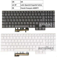 Keyboard For Lenovo Legion 5 Pro 16ARH7 5 Pro 16ARH7H Pro-16ACH6 5 Pro-16ACH6H 5 Pro-16ITH6 -16ITH6H UK LA Spanish French AZERTY