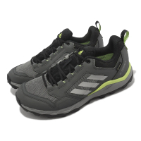 【adidas 愛迪達】戶外鞋 Terrex Tracerocker 2 GTX 男鞋 深灰 綠 防水 越野 登山鞋 愛迪達(GZ3961)