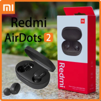Original Redmi Xiaomi AirDots 2 Earphones TWS Wireless Bluetooth Noise Reduction HiFi Headset With HD Mic Call Sports Earbuds