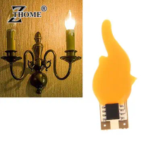 1pcs 3V LED Filament Cob Flash Candles Edison 1900-2200K Diode Light Decoration Light Bulb Accessories Diy Retro Candle Light