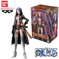 Bandai Genuine Banpresto ONE PIECE Anime Figure DXF Nico·Robin Action Toys for Kids Christmas Gift Collectible Model Ornaments