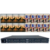 HD HDMI Video Projector 4K 8K 4x4 2x2 3x3 2x4 16 Channels Video Wall Controller Multi-Screen Expander