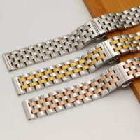 High Quality Solid Strip Steel Watch Strap For Men's And Women's metal Watch Bracelets 16mm 18mm 19MM 20mm 22mm 24mm Watch Band