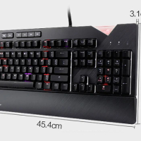 best RGB mechanical gaming keyboard for ASUS ROG Strix Flare with Cherry MX switches customizable illuminated