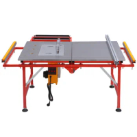 Dust-free mother and father saw woodworking saw table wood cutting chainsaw table multifunctional push-pull table