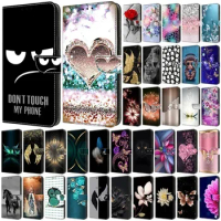 For Samsung Galaxy A05S Case A05S SM-A057F Cover Printed Pattern Wallet Flip Book Cover for Samsung A 05S A05s Phone Case Coque