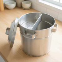 TONG PANCI CUANKI 28-22CM BASO DANDANG BULENG SEKAT ALUMUNIUM SARANG KUKUS SETENGAH untuk Memasak de