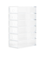 กล่องเก็บของอะคริลิค 6 ลิ้นชัก (8.7 x 25.2 x 17 ซม.)
