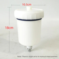 For ANEST IWATA Sprayer Cup Connector Jet Paint Sprayer 600Ml white Plastic Hvlp Paint Cup Pot Accessories