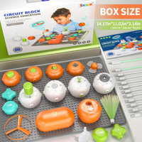 SNAEN Circuit Kits Circuit Blocks For Kids Electronics Exploration Kit DIY Electronic Blocks 100 Pro
