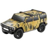Hummer Car Shaped Bluetooth Speaker with Subwoofer FM Radio Function Wireless Soundbox for PC Support TF Card U Disk Playback