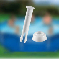 12 Pcs Plastic Pool Joint Pins &amp; Rubber Seals for Intex Above Ground Round Frame Swimming Pool Parts 28270-28273(2.36In)