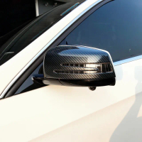 【IDFR】Benz 賓士 E S212 Estate 2009~2013 卡夢碳纖 後視鏡蓋 外蓋飾貼(卡夢紋後視鏡保護外蓋)