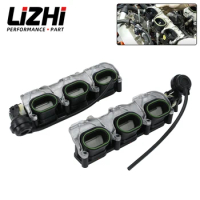 Left &amp; Right Intake Manifolds 06E133109AF,06E133110AF For 09-17 Audi A6 A7 S4 S5 SQ5 Q5 Q7 Volkswagen Touareg 3.0L V6