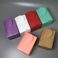 20 pcs kraft paper Candy Box 9x6x6 cm Wedding Party Favors Gift Box Birthday Party Candy Box Wedding Event Party Supplies