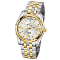 TITONI 梅花錶 空中霸王系列 經典羅馬機械腕錶 禮物 推薦 40mm / 93909SY-342
