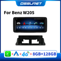 OSSURET Android Car Radio Player for Mercedes Benz C W205 205 2015-2018 NTG5.0 Car Multimedia GPS Screen Carplay 7862 2din Audio