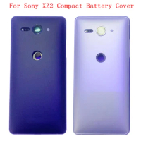 Battery Cover Rear Door Housing Case For Sony Xperia XZ2 Compact H8324 H8314 Back Cover with Camera Frame Lens