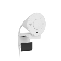 【Logitech 羅技】BRIO 300網路攝影機 視訊鏡頭 視訊攝影機(珍珠白)
