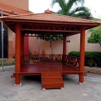 CUSTOM GASEBO KAYU JATI ASLI