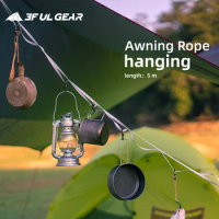 3F UL GEAR 500cm Durable Polyester Travel Clothesline For Camping Survival Parachute Cord Lanyard Multifunction Equipment