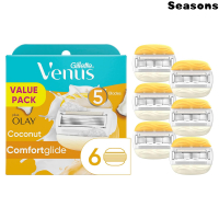 Practical Gillette Gillette Venus ComfortGlide Womens Shaver Blade Refill 6 Support Infused wit