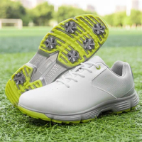 Comfort Professional Golf Shoes Men Spikes Golf Sport Shoes Waterproof Golfer Training Shoes Grand Tours Golf Pro Golf Walking