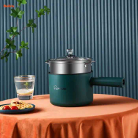 Portable Mini Electric Cooker Machine Household Hot Pot 450W Cooker Multicooker Single Double Layer Non Stick Pan Electric Hot