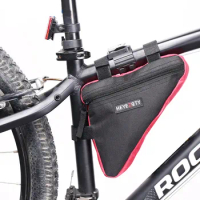 MTB Frame Bag Front Tube Frame Handlebar Waterproof Cycling Bags Triangle Pouch Holder Mountain Bike Tool Pouch Outdoor