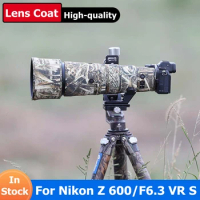 Lens Camouflage Coat For Nikon Z 600mm F6.3 VR S Waterproof Rain Cover Sleeve Case Nylon Cloth For NIKKOR Z600 F/6.3 600 6.3