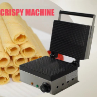 1pc High quality Electric Non-Stick Cooking Surface Crispy machine 110V or 220V ice cream Crispy maker 1750W