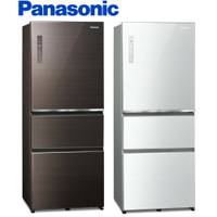 Panasonic國際牌 500L三門無邊框玻璃系列電冰箱 NR-C501XGS【寬72*深69.5*高183】