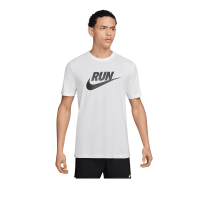 Nike Dri-Fit Men's Tee Run Swoosh - White