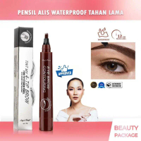 DISKON ONGKIR - EYEBROW Pensil Alis Waterproof 4D Anti Air , Sulaman Presisi Microblading Original