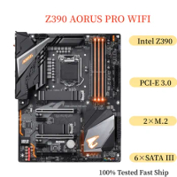 For Gigabyte Z390 AORUS PRO WIFI Motherboard 128GB LGA 1151 DDR4 Support 8/9th CPU ATX Mainboard 100% Tested Fast Ship