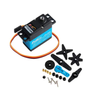 FT5330M 180/360 Degree Waterproof Digital Servo 35KG High Speed Metal Gear With 25T Servo Arm For 1/8 1/10 Scale RC Cars DS3230