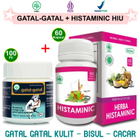 PAKET HERBAL GATAL KULIT ALERGI BIDURAN KALIGATA : KAPSUL HISTAMINIC HIU HERBAL INDO UTAMA & PIL GAT
