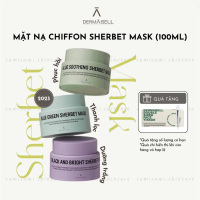 SẴN (Dermabell) Mặt nạ chiffon nuôi dưỡng chuyên sâu Sherbet Mask Blue Green/ Black and Bright/ Aloe