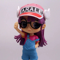 Búp bê Arale, búp bê tóc hồng Arale, mô hình trang trí xe bác sĩ IQ, trang trí bánh, quà tặng đồ chơ