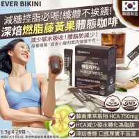 韓國 EVER BIKINI 深焙燃脂藤黃果體態咖啡 (1盒28包) (現貨品)