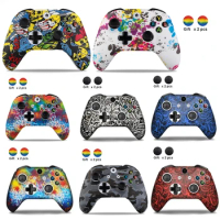 Silicone Case For Xbox One Slim Controller Joystick Soft Protective Cover Shell Sleeve for Xbox One X/S Skin Thumb Grips Caps
