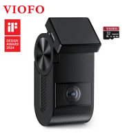 VIOFO VS1 Mini 2K HDR CAR Camera Hidden Design Front Dash Cam Free 32GB MicroSD Card 5GHz Wi-Fi GPS Voice Control Video Recorder