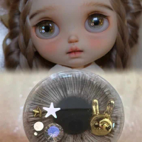 YESTARY BJD Doll Accessories For Blythe Diy Handmade Doll Crafts Fashion Eye Piece Drop Glue Eye Piece Blythe For Toy Girl Gift