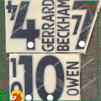 Retro 2003-2007 gERraRd owen Name and number Hot stamping Patch Badges