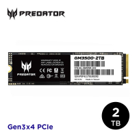 Acer 宏碁 Predator GM3500 2TB M.2 2280 PCIe Gen3x4 SSD固態硬碟
