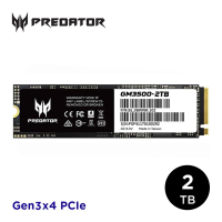 Acer 宏碁 Predator GM3500 2TB M.2 PCIe Gen3 ssd固態硬碟 5年保固(最高讀取3400MB/s)